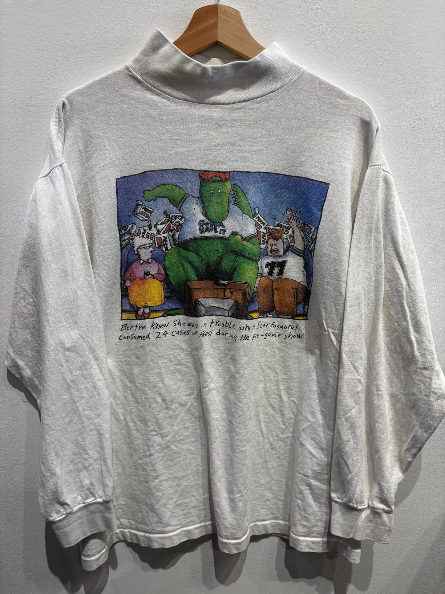 Pepsi Mock Neck Shirt
