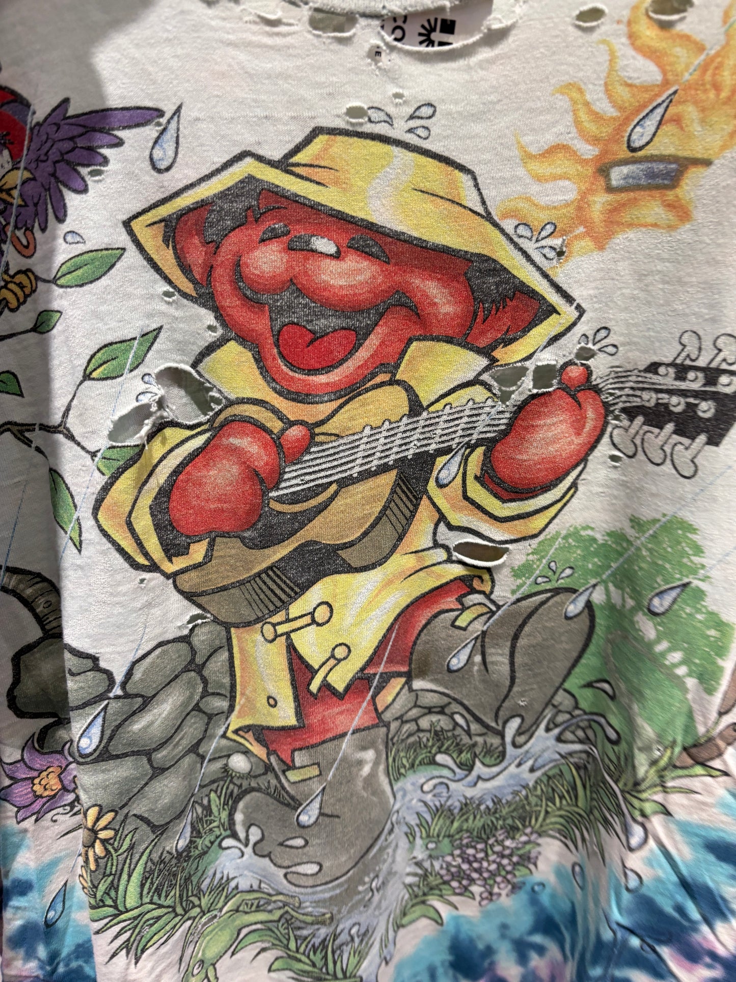 Thrashed Grateful Dead Shirt