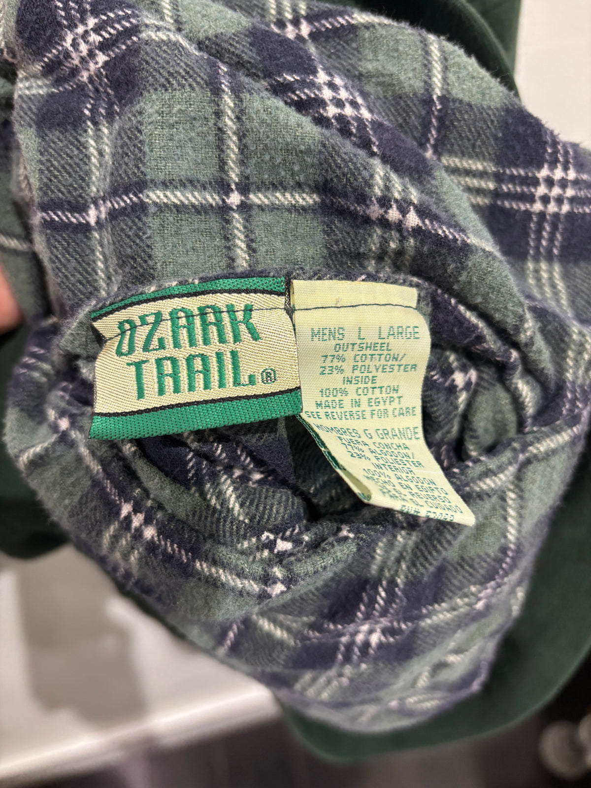 Ozark Trail Reversible Zip Up Hooded Sweatshirt
