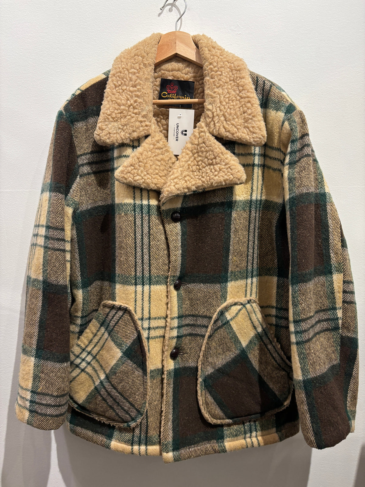 California Imperial Plaid Overcoat Jacket