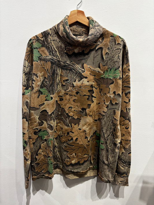 Camo Turtleneck Sweatshirt