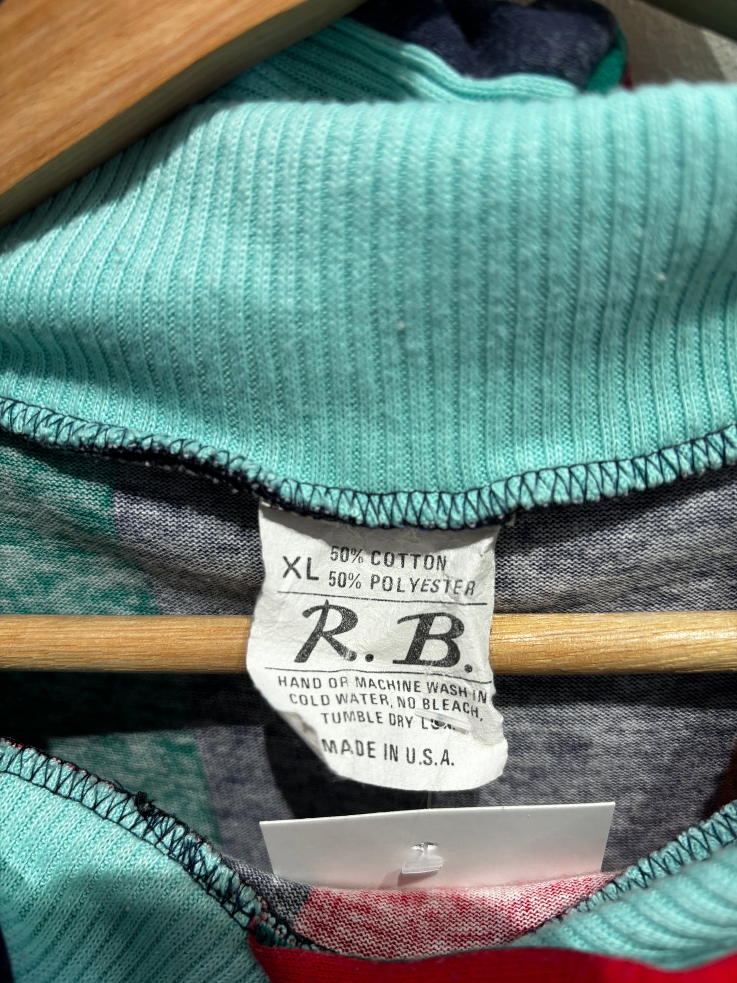 Striped Hooded Sweatshirt