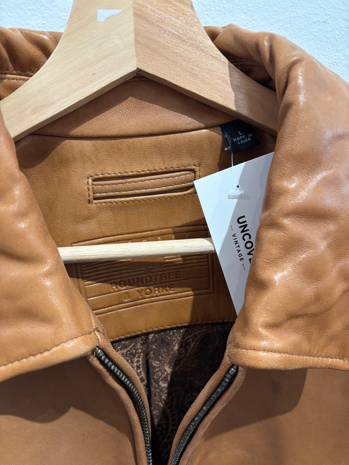 Roundtree & Yorke Lambskin Leather Jacket