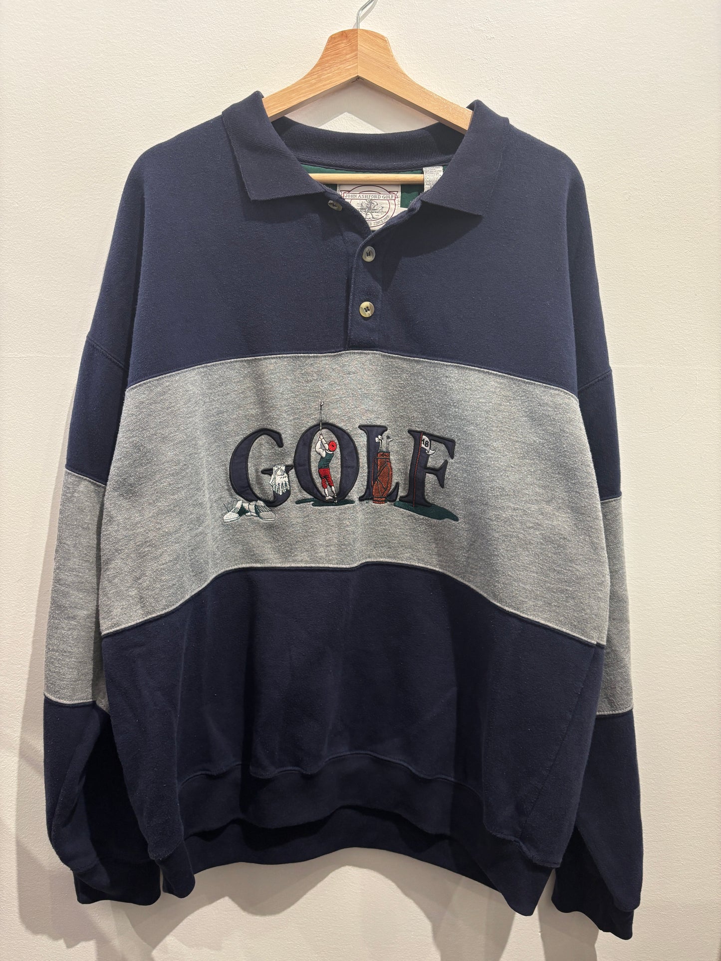 Golf Collared Sweatshirt