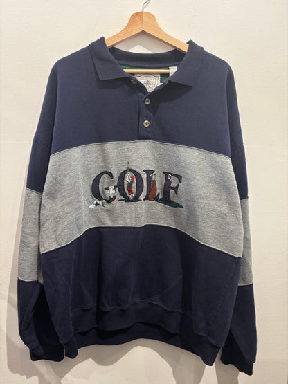 Golf Collared Sweatshirt