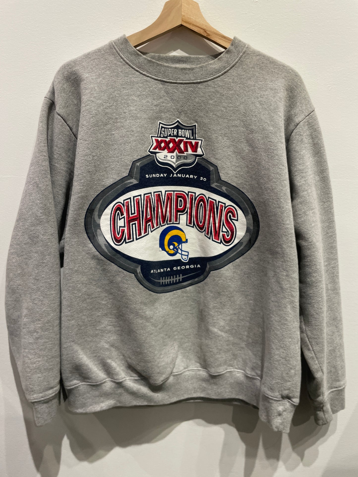 Rams Super Bowl 2000 Crewneck Sweatshirt