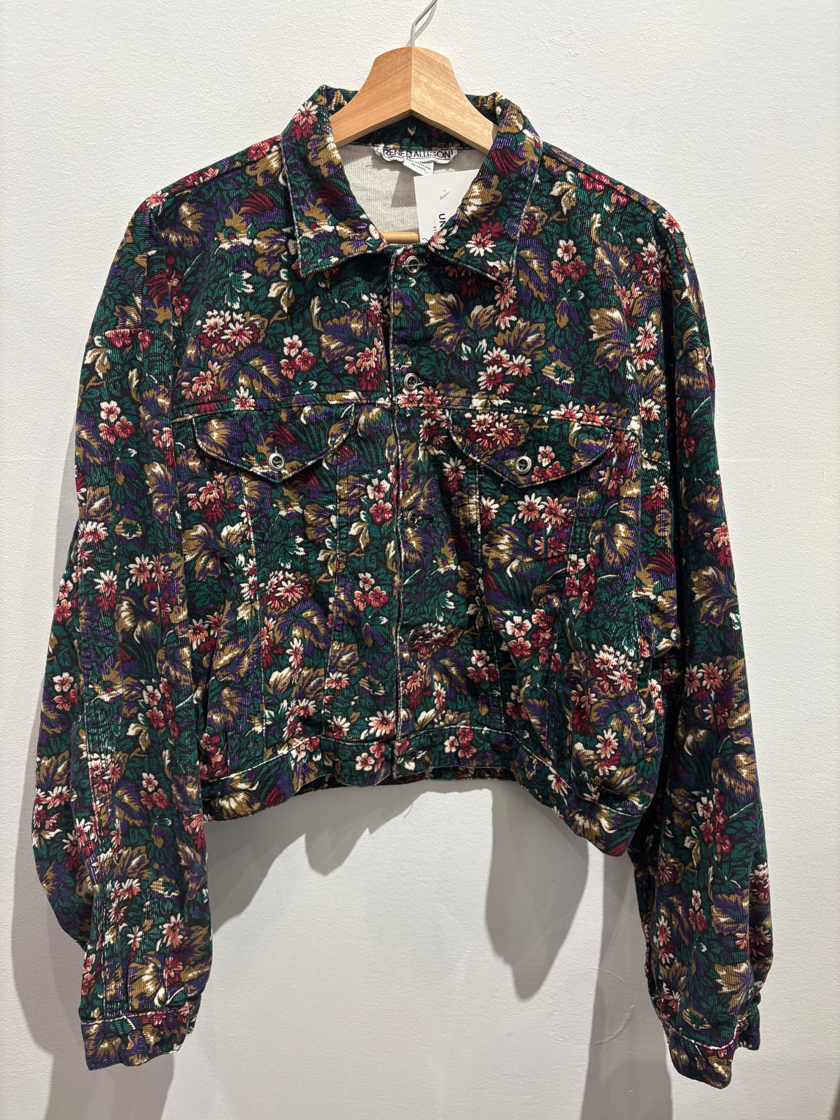 Floral Corduroy Jacket