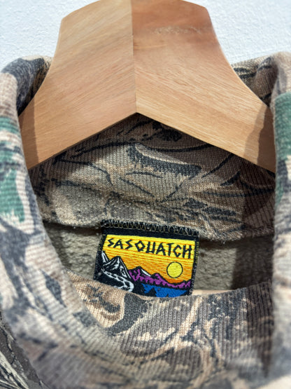 Camo Turtleneck Sweatshirt
