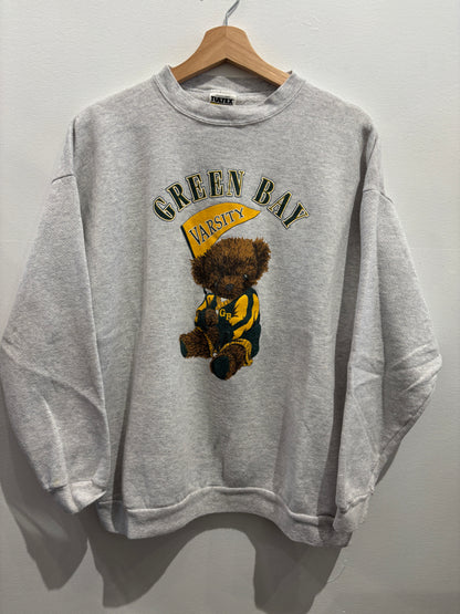 Green Bay Packers Bear Crewneck Sweatshirt