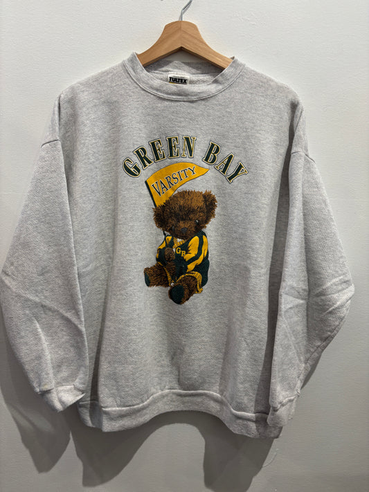 Green Bay Packers Bear Crewneck Sweatshirt