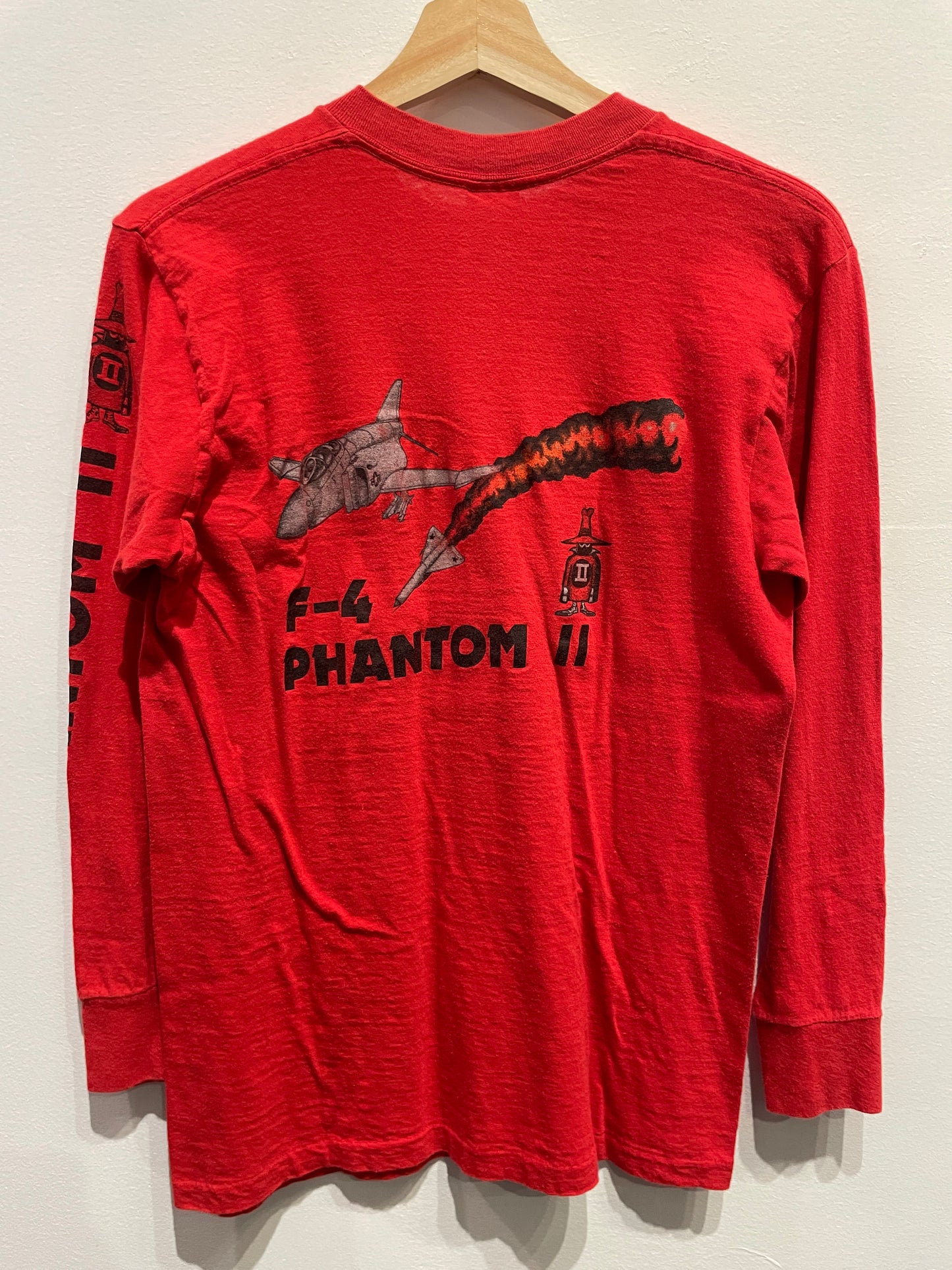 F4 Phantom Fighter Plane Long Sleeve Shirt