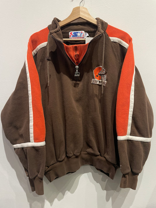 Cleveland Browns 1/4 Zip Sweatshirt