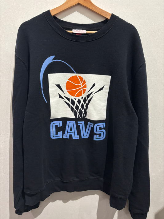 Cleveland Cavaliers Mitchell & Ness Crewneck Sweatshirt