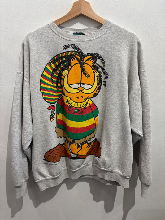 Rasta Garfield Crewneck Sweatshirt