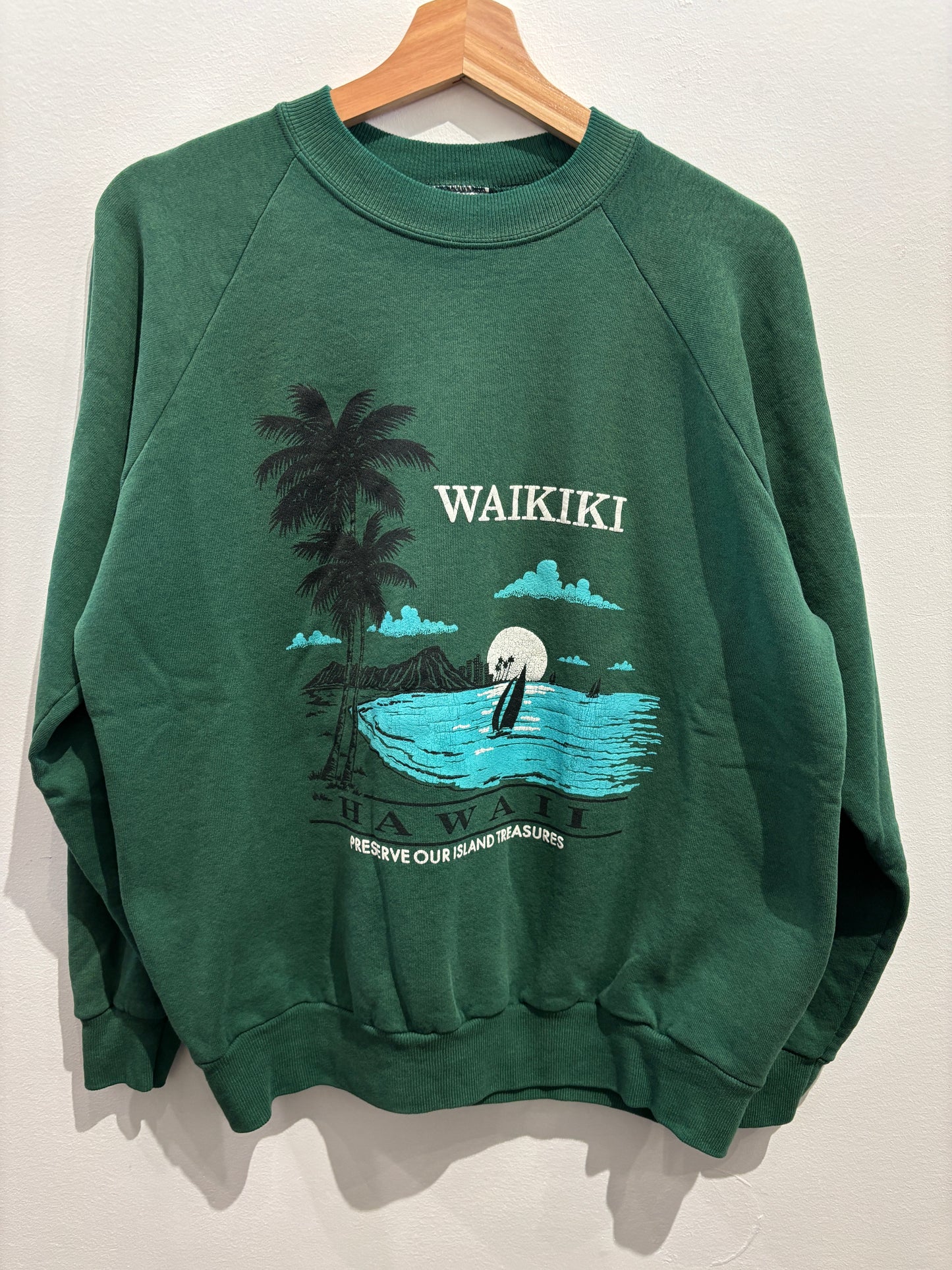 Waikiki Hawaii Crewneck Sweatshirt