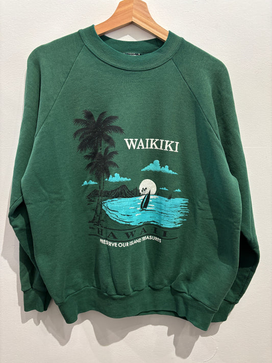 Waikiki Hawaii Crewneck Sweatshirt