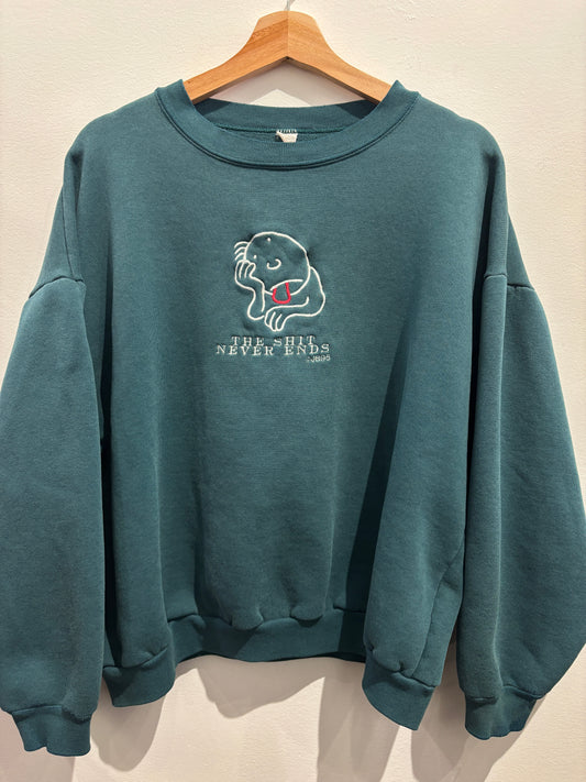 Shit Never Ends Crewneck Sweatshirt