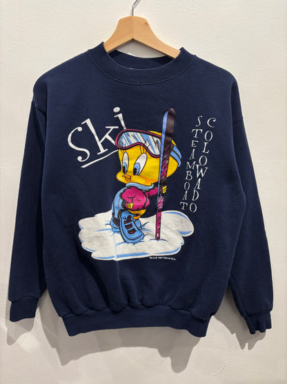 Tweety Ski Colorado Crewneck Sweatshirt