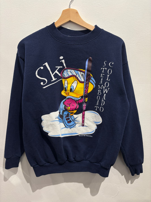 Tweety Ski Colorado Crewneck Sweatshirt