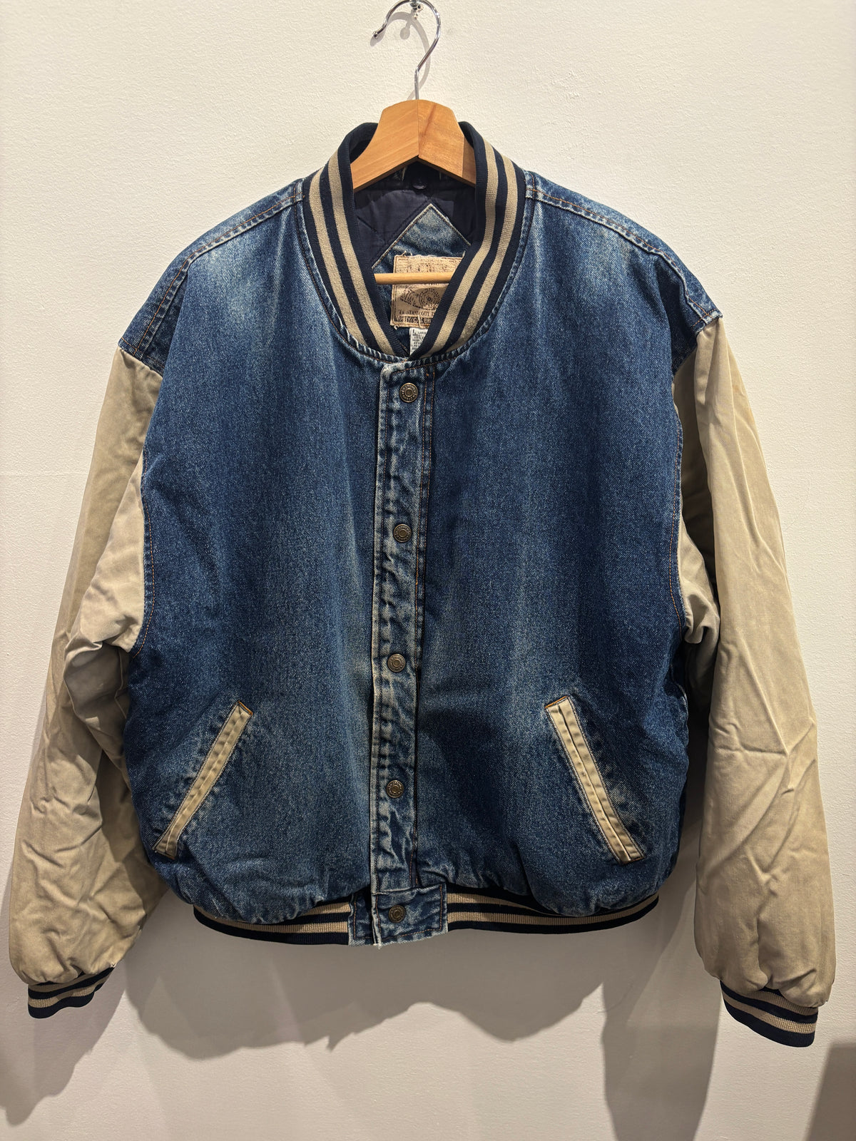 Denim Varsity Jacket