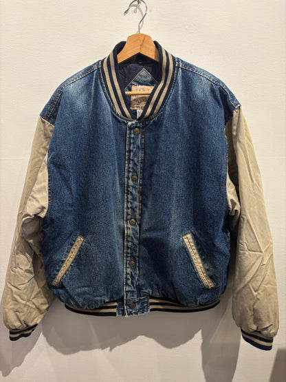 Denim Varsity Jacket